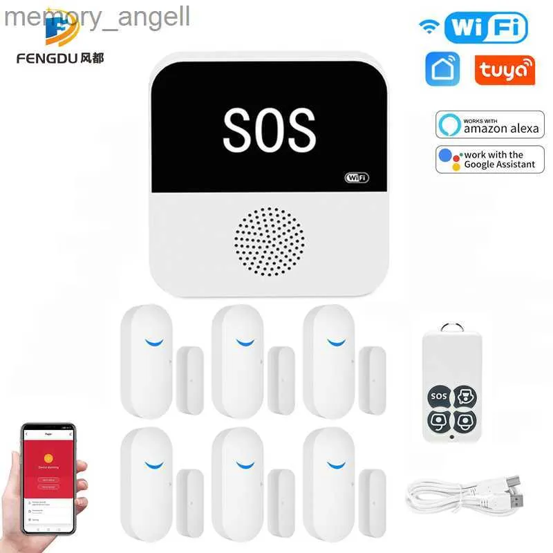 Alarm systems Alarm System for Home Burglar Security 433MHz Door Sensor WiFi Alarm Wireless Tuya Smart House App Control Smart Home YQ230926