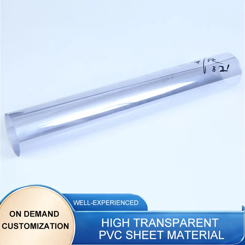고도로 투명한 PVC 시트 환경 친화적 인 시트 스크래치 방지 및 내마모성 두꺼운 PVC 시트 사용자 정의