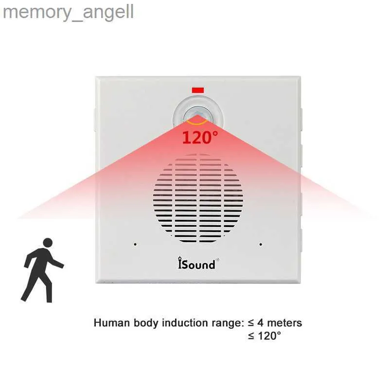 Systemy alarmowe 220V Zasilacz Hhigh-dźwięk wysokiej jakości ludzkie ciało indukcyjne Kierunek Rozpoznawanie Gracz głosowy YQ230926
