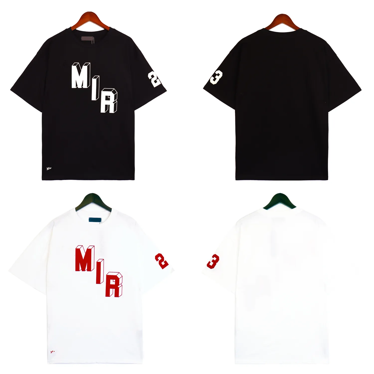 heren Amirri t-shirt Designer T-shirt Casual MMS T-shirt met monogramprint korte mouw top te koop luxe heren hiphopkleding designer shirts tshirt Tee M-2XL