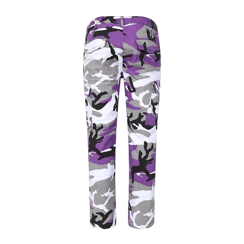 Designer Camo Straight Tube Loose Hole Fashion Am Men's Jeans Clothing Designer Pants Hole Hip Hop 28-40