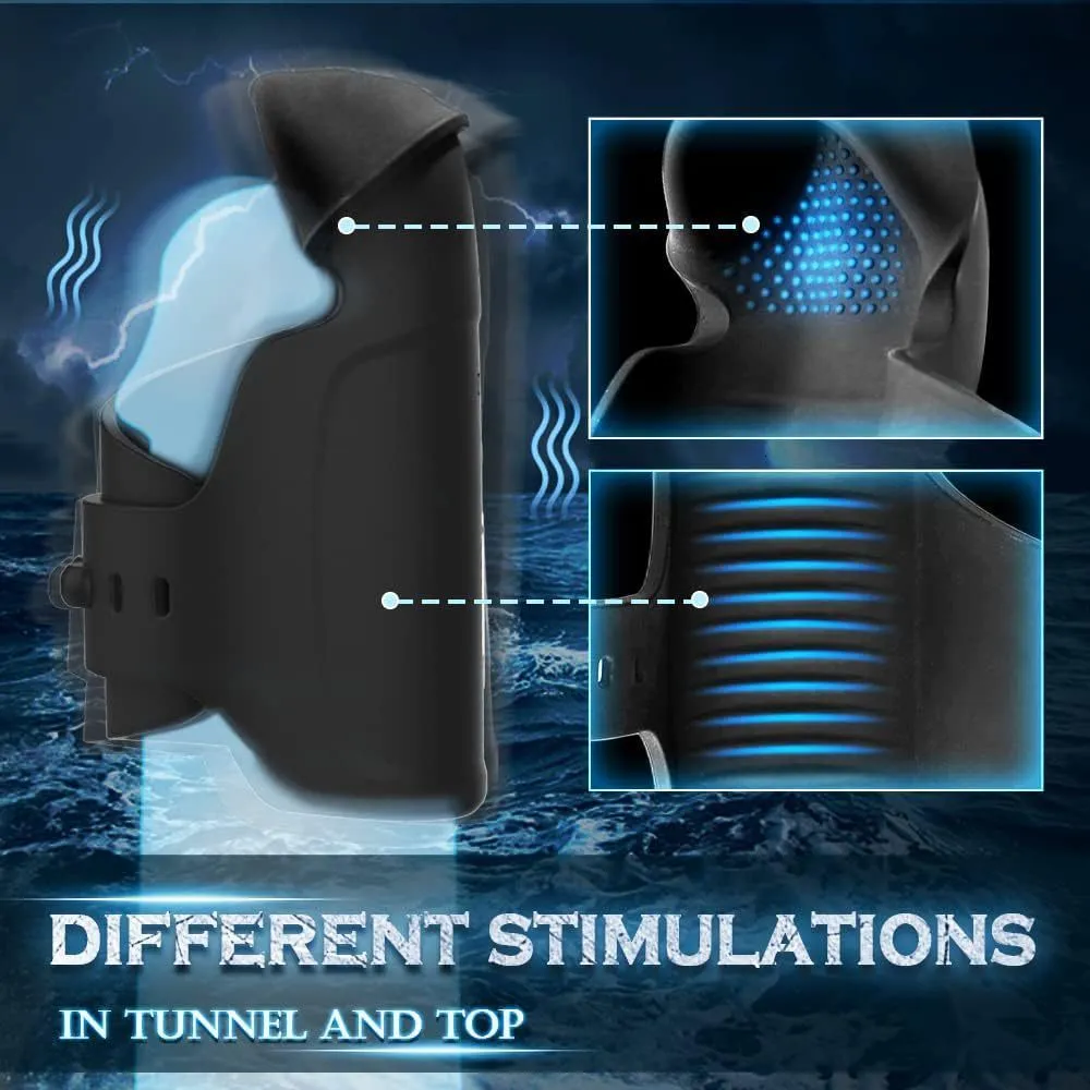 Glans Vibrator Ring Male Masturbator Delay Ejaculation Trainer_voghion.com