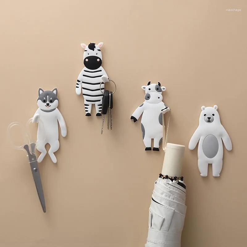 Ganci Simpatico animaletto Blocco portachiavi Gancio appendiabiti da parete Accessori da cucina Decorazione moderna Casa Sala Organizzazione Porta decorativa