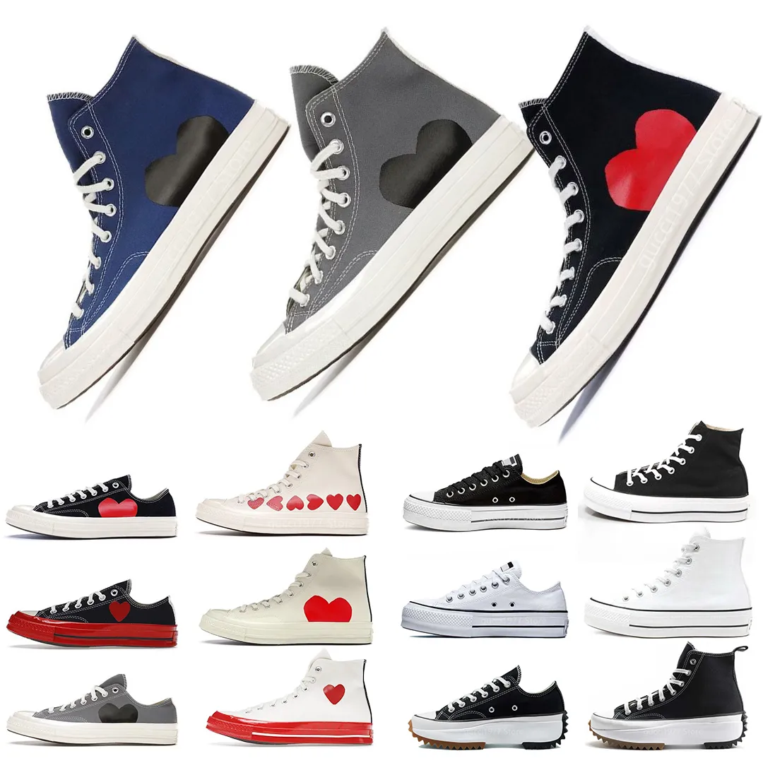 Designer sneakers canvas shoes men platform converse women shoes thick bottom casual eye shoes converser spring and autumn classic triple black white comfortable