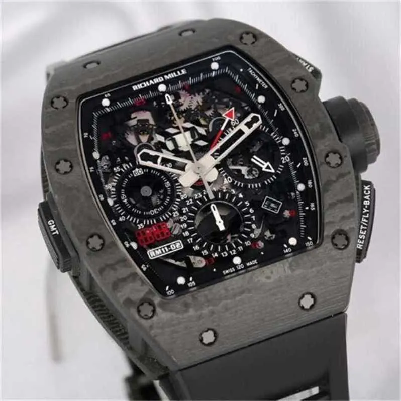 Richarmill Watches自動機械腕時計スイスメンズウォッチRM RM1102 TI自動機械427mmメンズチタン合金wn-hkgf