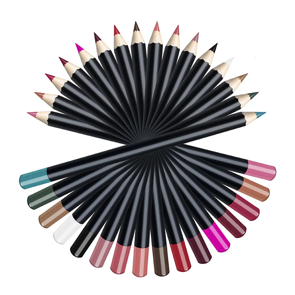 Lippenstift 10 stuks 3in1 private label lipliner pen lippenstift eyeliner wenkbrauwpotlood langdurige make-up geen custom 230925