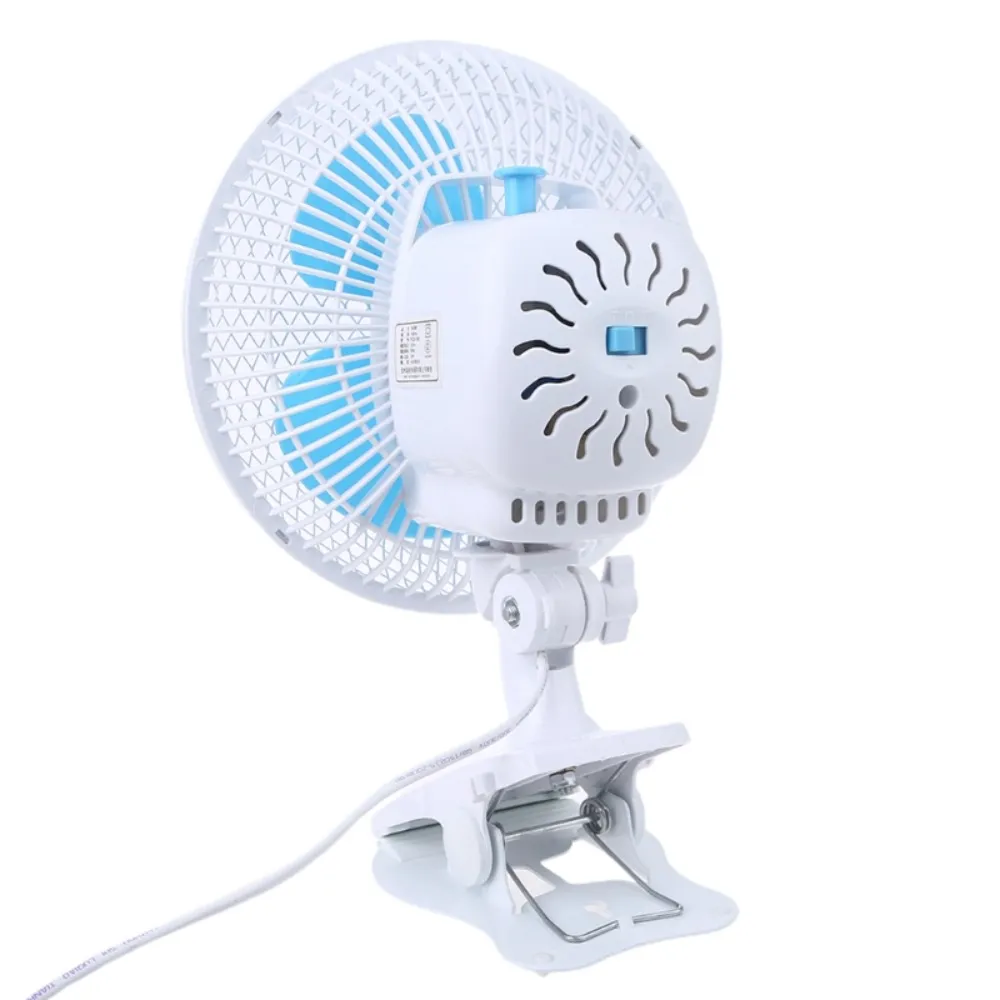 Ventilatore universale circolazione aria da tavolo AC 220V da 9,4 pollici 2 ingranaggi Ventola oscillante con clip dispositivo di raffreddamento dell'aria dormitorio ufficio domestico