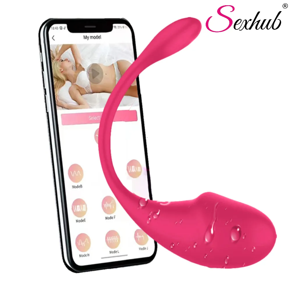 Wibratory Kontroluj Vibrat dla kobiet stymulacja łechtaczka g plam bezprzewodowe wibrujące kulki pochwowe jajka wibratorowe Dildo Sex Toy 230925