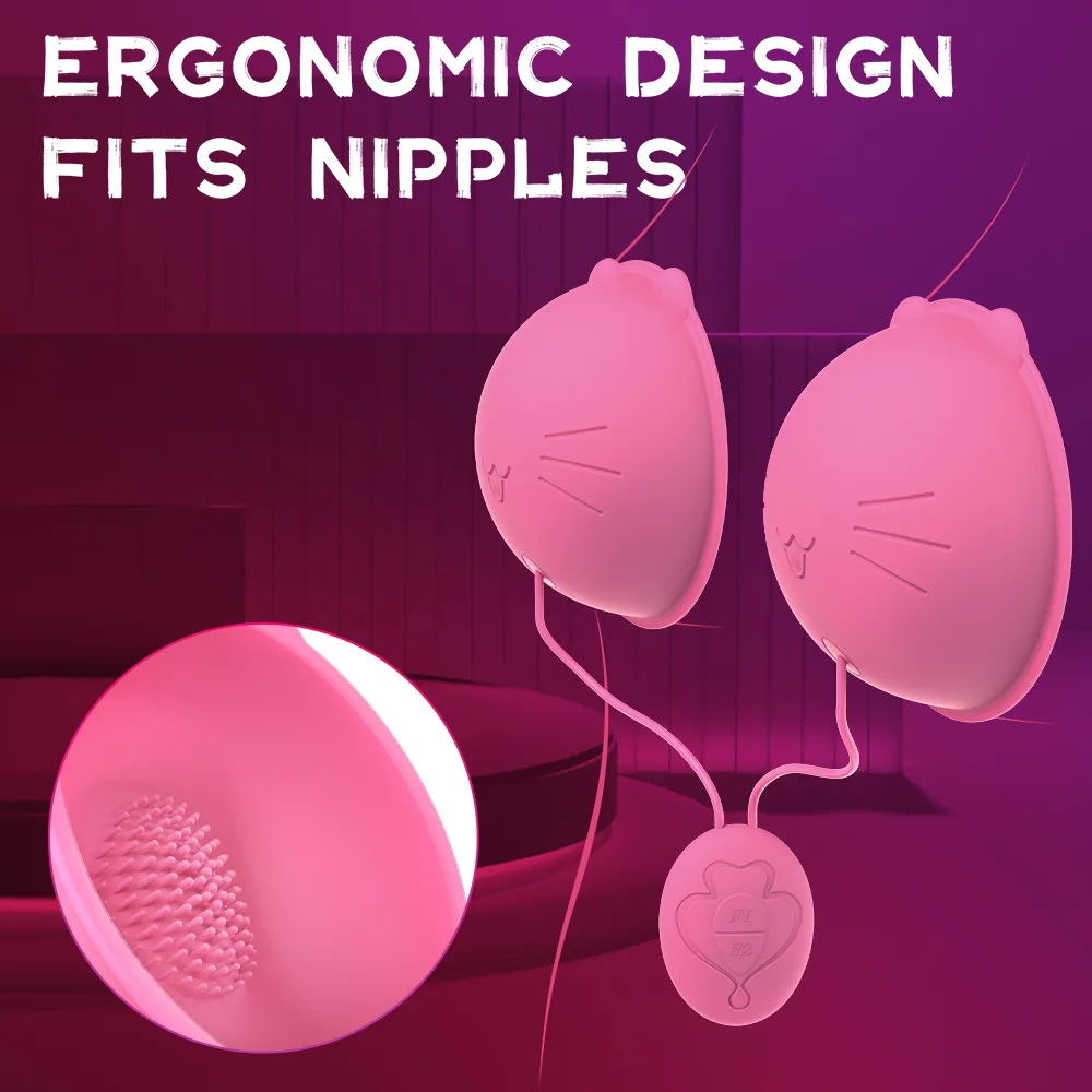 nipple stimulator toys Nipple Clamps Vibrator Breast Massager - Sex Toys Free Shipping main image 0