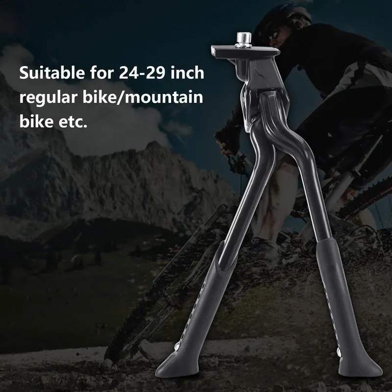 Support de vélo réglable à double jambe, support de VTT pliable