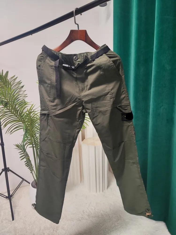 2024NEW MÄNSKOMPASS Märke Högkvalitativ Stones Island Cargo Men Stone Long Trousers Male Jogging Overall Tactical Pants Bitorable Designer Casual Flare 13