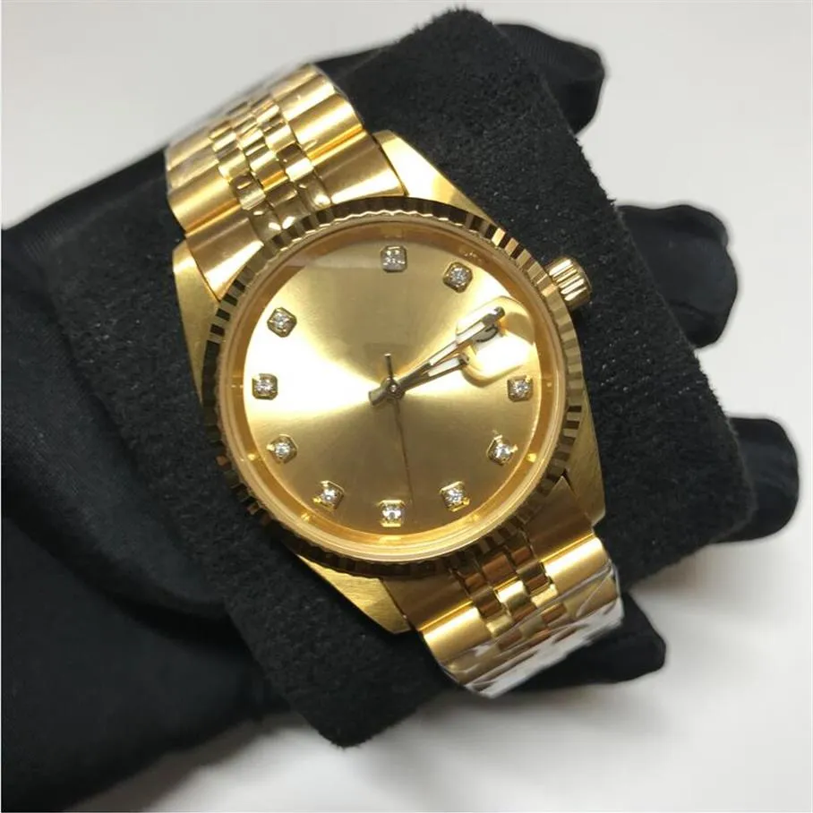 Automatische Asien 2813 Luxus Uhren Gelbgold Männer Frauen Datejust Justjust Justjust Justjust Justjust Justjust Justjust Jung