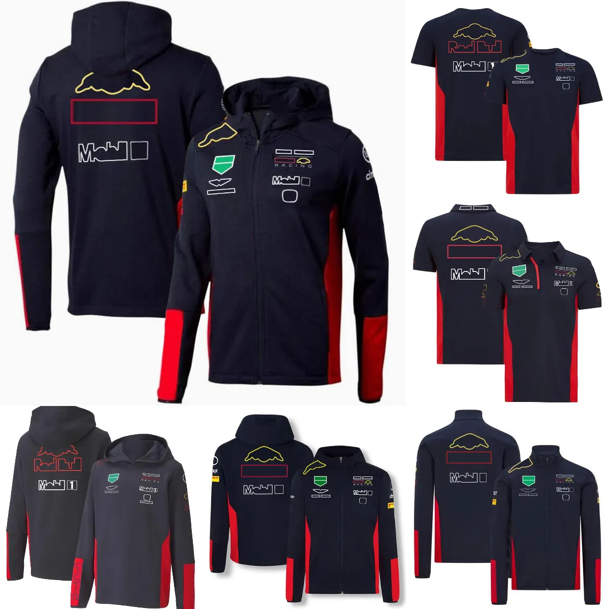 F1 Hoodie Ceket Formül 1 Sweatshirt Erkekler Zip Up Kapşonlu Ceket Serisi F1 T-Shirt Yaz Yarışı Polo Gömlekleri Motokros Forması Özelleştirilebilir