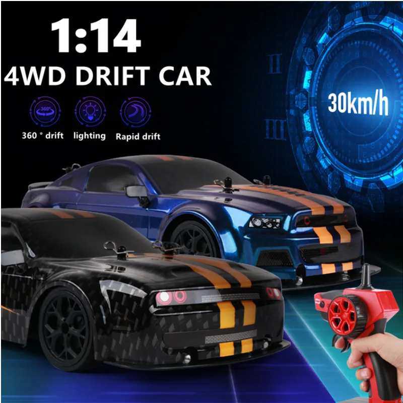 Brinquedo Carro com Controle Remoto: WLtoys-F1 Drift com LED e