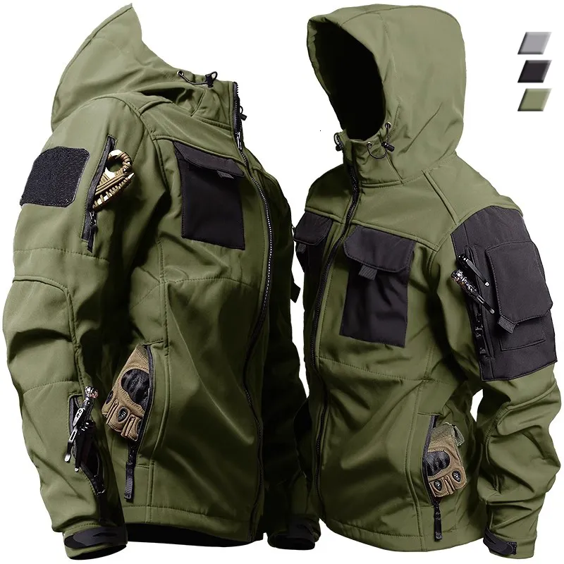 Tactical Waterproof Jacket Men Shark Skin Soft Shell Military