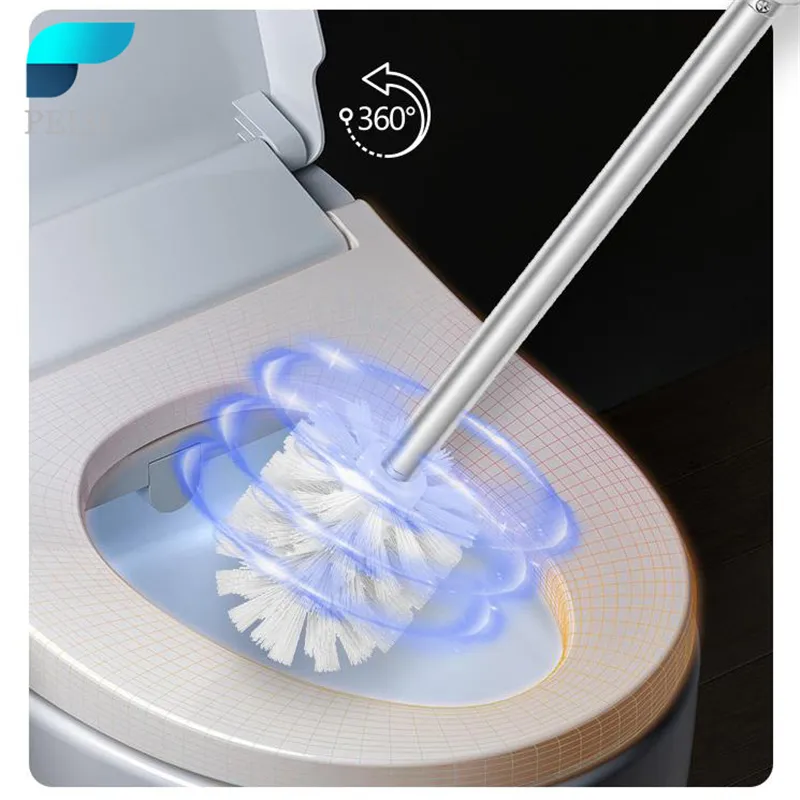 Toilet Brushes Holders PEISI Electric Toilet Brush For WC Accessories Drainable Toilet Brush