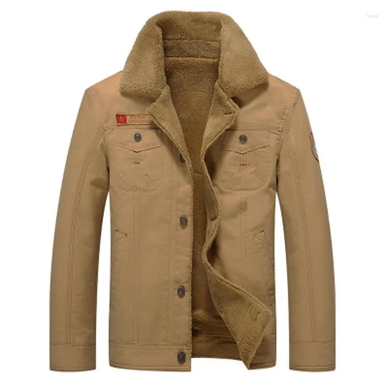 Wełna męska plus size 5xl Jackets moda gruba ciepła zimowa kurtka męska wełniana mieszanka płaszcza odzież wierzchnia