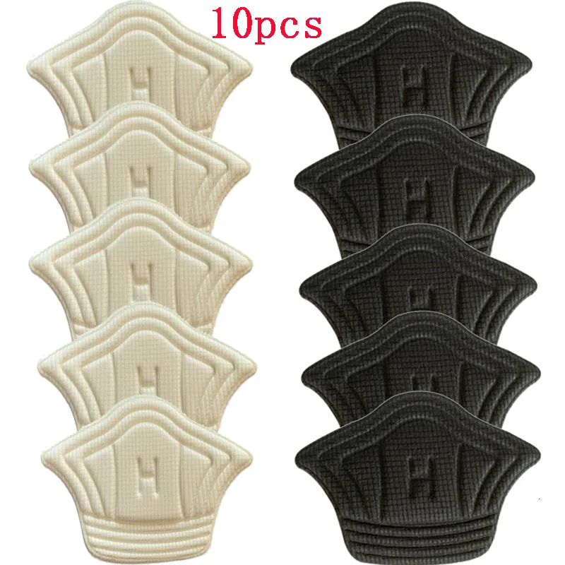 Peças de sapatos Acessórios 10 PCS Palmilhas Patch Heel Pads para Sapatos Esportivos Antiwear Pés Almofada Almofada Inserir Palmilha Protetor Adesivo Grips 230925