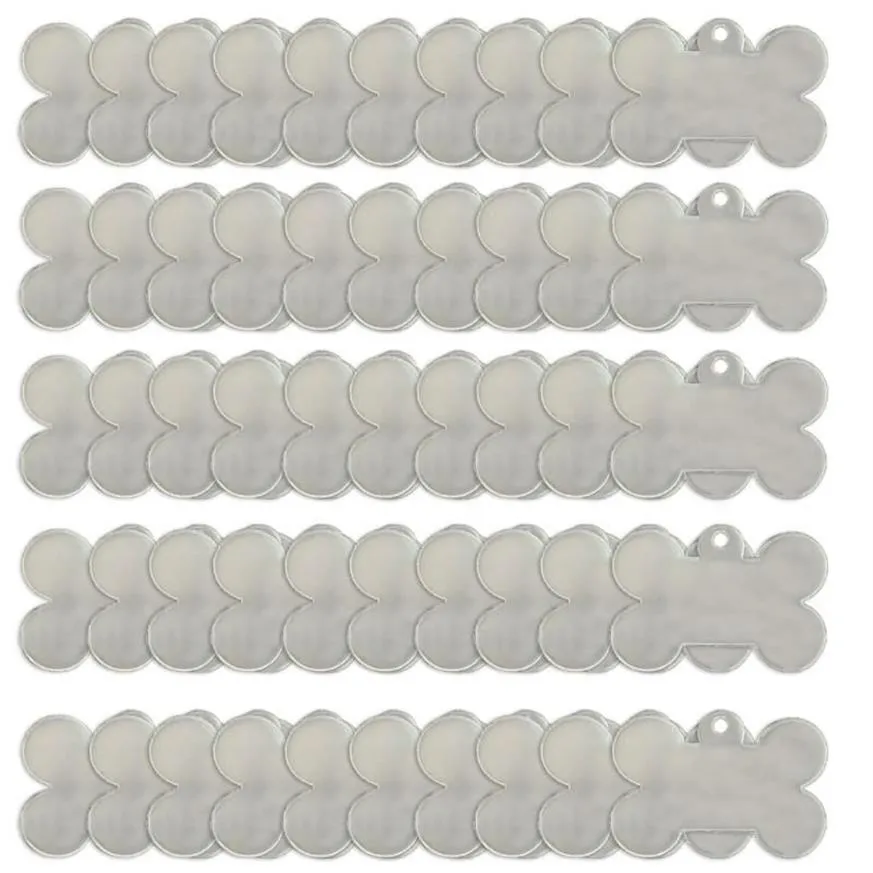 Porte-clés 50 pcs clair acrylique blancs porte-clés collier pendentif étiquettes transparentes pour les projets de bricolage accessoires en vinyle fournitures de fête 2885