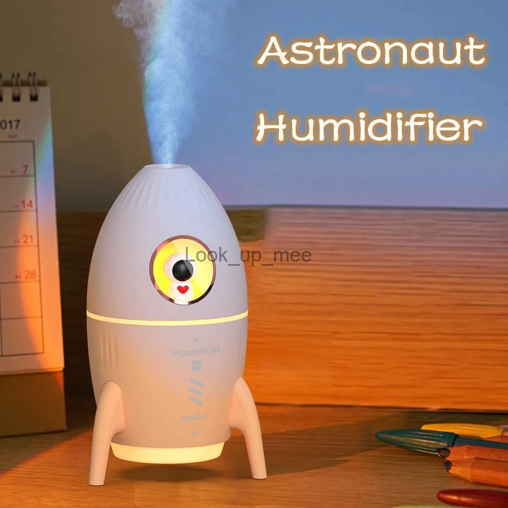 Humidifiers 2023 Rocket Jellyfish Air Humidifier Kid Gift Creative Modeling Cool Mist Essential Oils Diffuser Fragrance Diffuser Humidifiers YQ230928