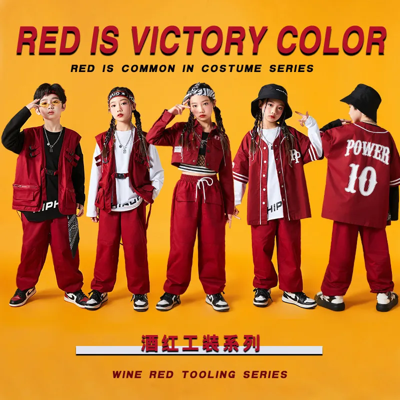ホットセール 口コミ Hip Kids Hop For Pants Cargo And Top Crop Set Costume Dance Dance