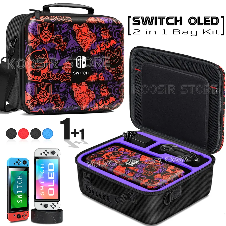 DHgate.com:Scarlet Violet Switch OLED Carrying Case: Durable Cover ...