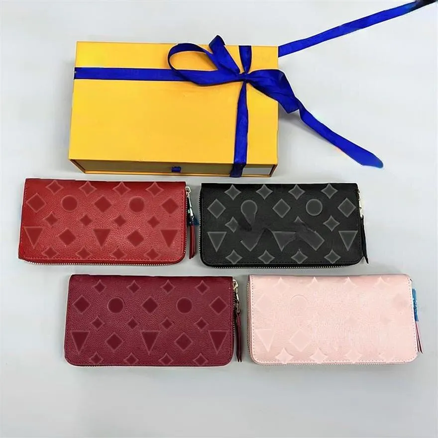 Luxurys Designers Portamonete in vera pelle di alta qualità Borsa da uomo Porta carte portamonete da donna Pelle di agnello nera Wa240Z