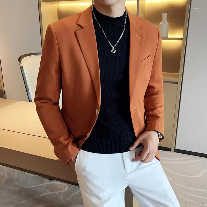 Männer Anzüge 2023 Anzug Jacken Plus Größen M-5XL Slim Fit Business Casual Jacke Mode Top Blazer Masculino Veludo Kleidung