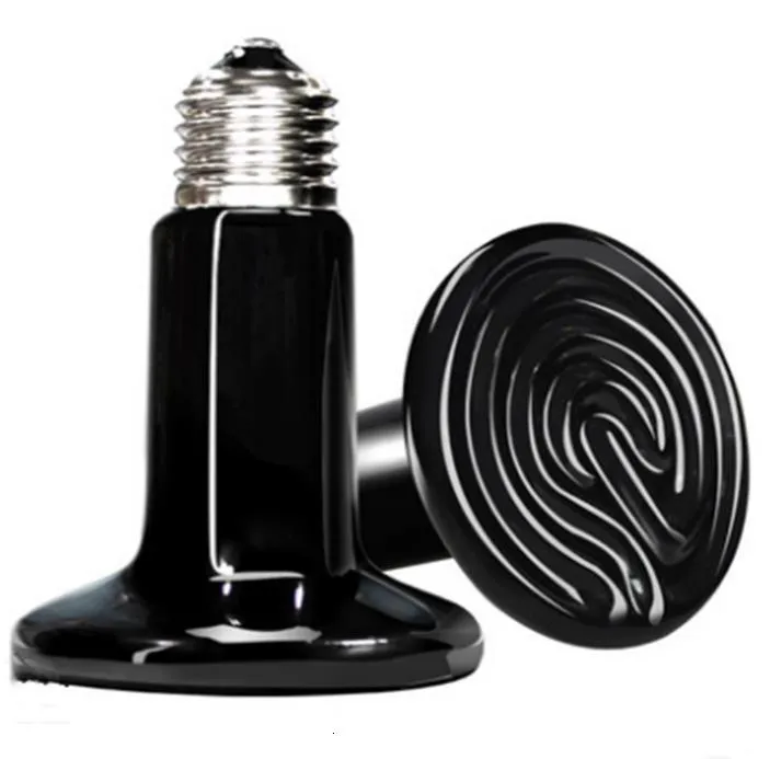 Reptile Heating Lamp 25W 200W Ceramic Infrared Bulb For Turtles Lizards Snakes Temperature Control Black 220V From Kai10 31.37 DHgate.Com