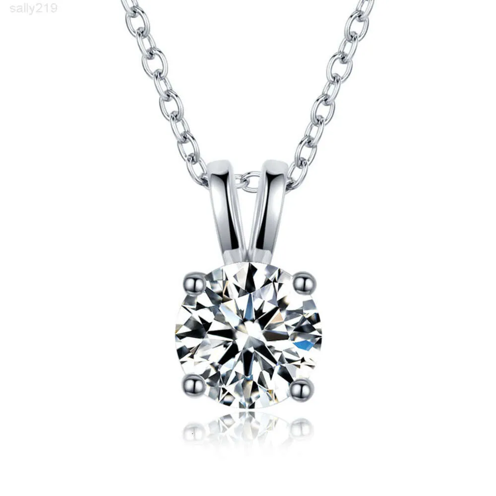 Collier en or 18 carats avec diamants cultivés en laboratoire, OEM HTHP CVD, bijoux pour mariage