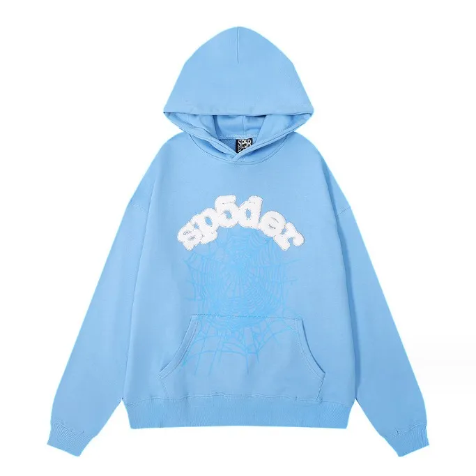 555 Spider Hoodie Sp5der Worldwide Pink Young Thug Sweater Men's Woman  Nevermind Foam Print Pullover Clothing a1