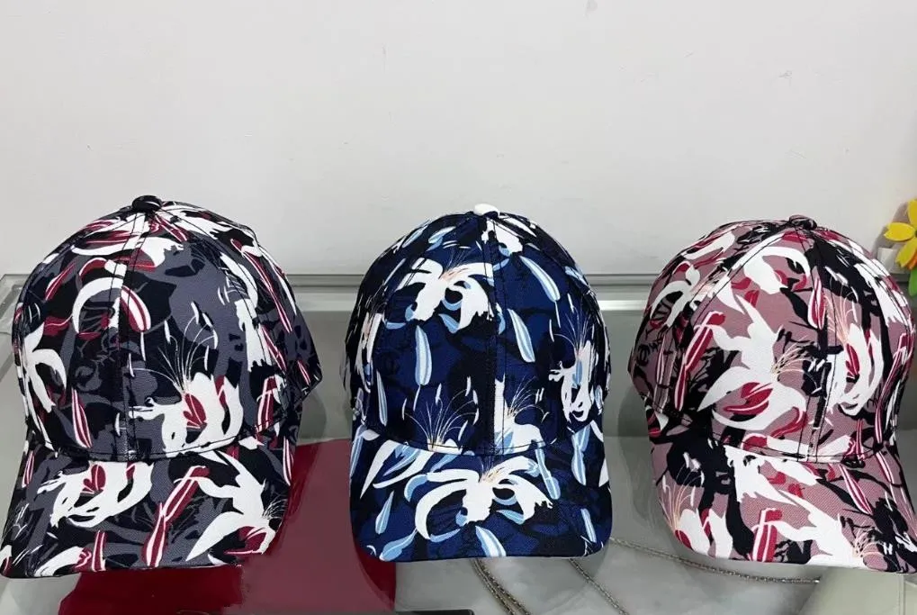 Cappellini da baseball di lusso per donna Cappellini da sole per donna Designer Floreale Fiore osso Visiera curva Casquette Cappellino snapback Hip hop Streetwear Cappello Amanti Regali