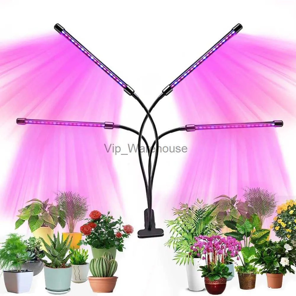 ライト5head 150LED Grow Light USB Clip Phyto Lamp Full Spectrum Fitolampy For Plantsの制御を備えた苗木屋内フィトランプYQ230926