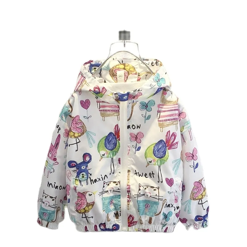 Cardigan Coat for Boy Graffiti Pattern Coats Kids Spring Autumn Children Admual Style Cloths 230925