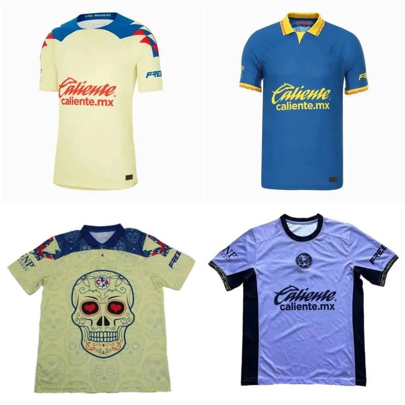 2023/24 Club America Dag van de Doden Voetbalshirt 2024 J.QUINONES B.RODRIGUEZ FIDALGO HENRY Shirt Heren D.VALDES RODRIGUEZ A.ZENDEJAS M. LAYUN R.SANCHEZ Voetbaltenue voor kinderen