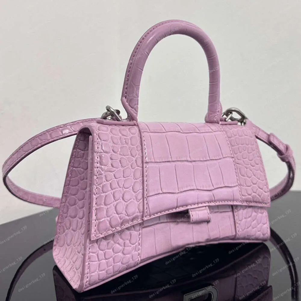 Kadınlar için Tasarımcı Lüks Çanta Tote Çanta Silgi Çanta Kabası Omuz Çantaları Moda Timsah Kabartmalı Erkek Crossbody Pembe Cüzdanlar Debriyaj Flep