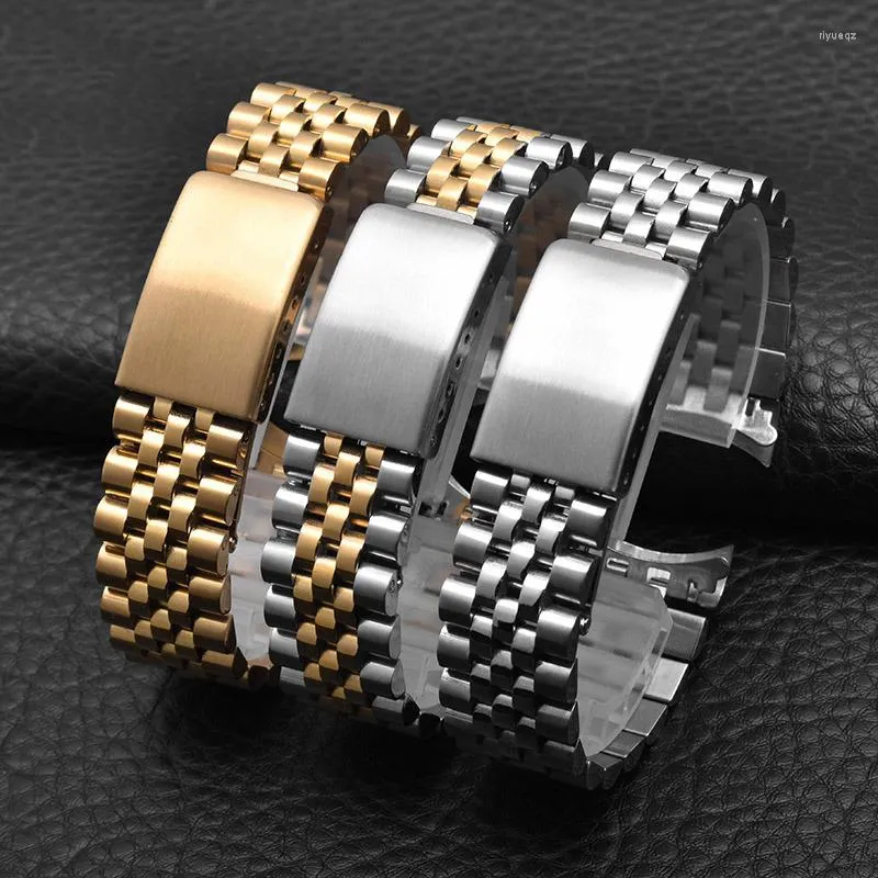 Cinturini per orologi Catena in acciaio inossidabile per uomo e donna Serie di diari Accessori per cinturini di alta qualità 17mm 20mm 21mm
