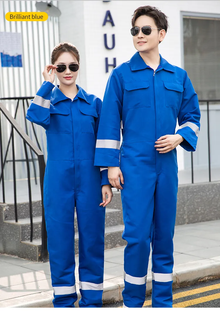 blue coveralls men