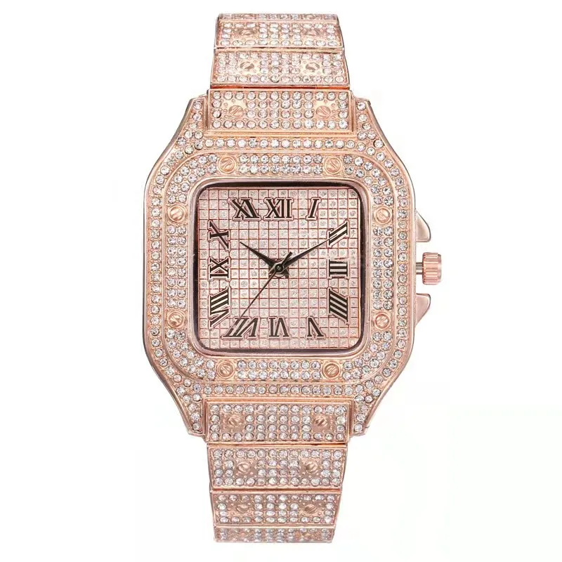 DIAMANDS FULL MEN DESSIGNER Montre-bracelet