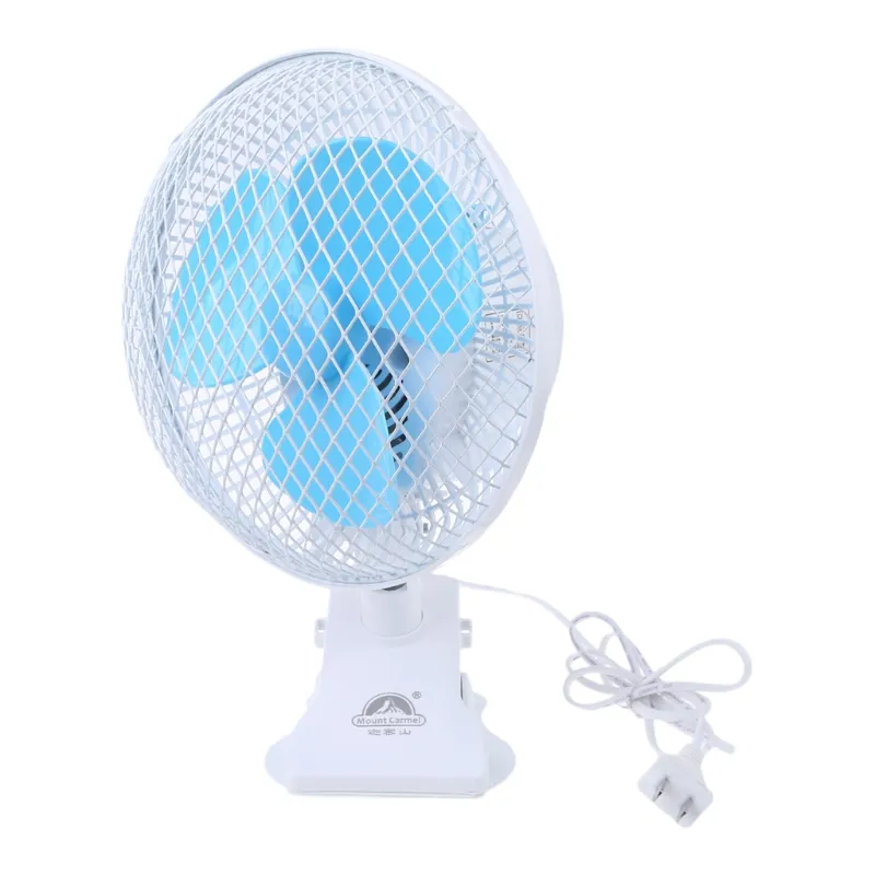 Universal AC 220V 9.4inch Table Air Circulation Fan 2 Gears Air Cooler Clip på Oscillating Fan för hemmakontorets sovsal