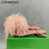 genuine feather shoes