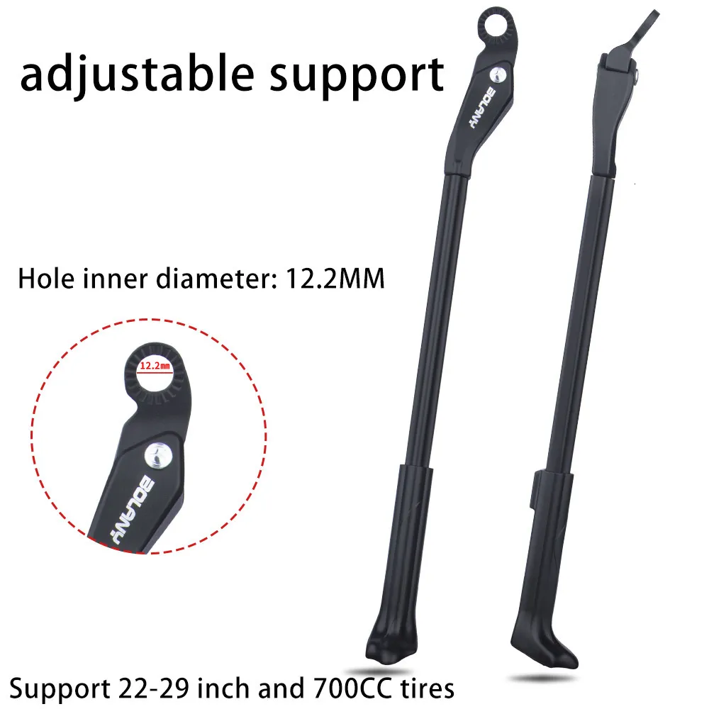 MTB Bike Stems Quick Release Adjustable Kickstand Aluminum Alloy Bicycle Parking Rack Stand Holder For Mountain Bike Thru Axle Black From Fan06 17.04 DHgate.Com