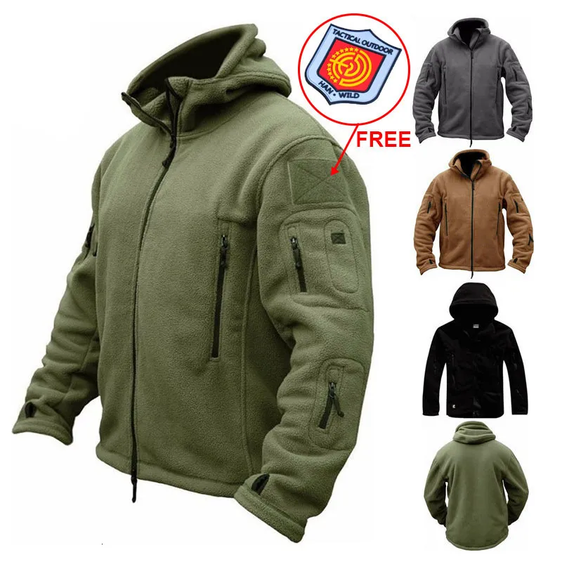 Outdoor-Jacken Hoodies Winter Herren Militärische Taktische Jacke Sport Warme Fleece Softshell Mit Kapuze Abenteuer Winddicht Arbeit Wandern Mäntel 230926