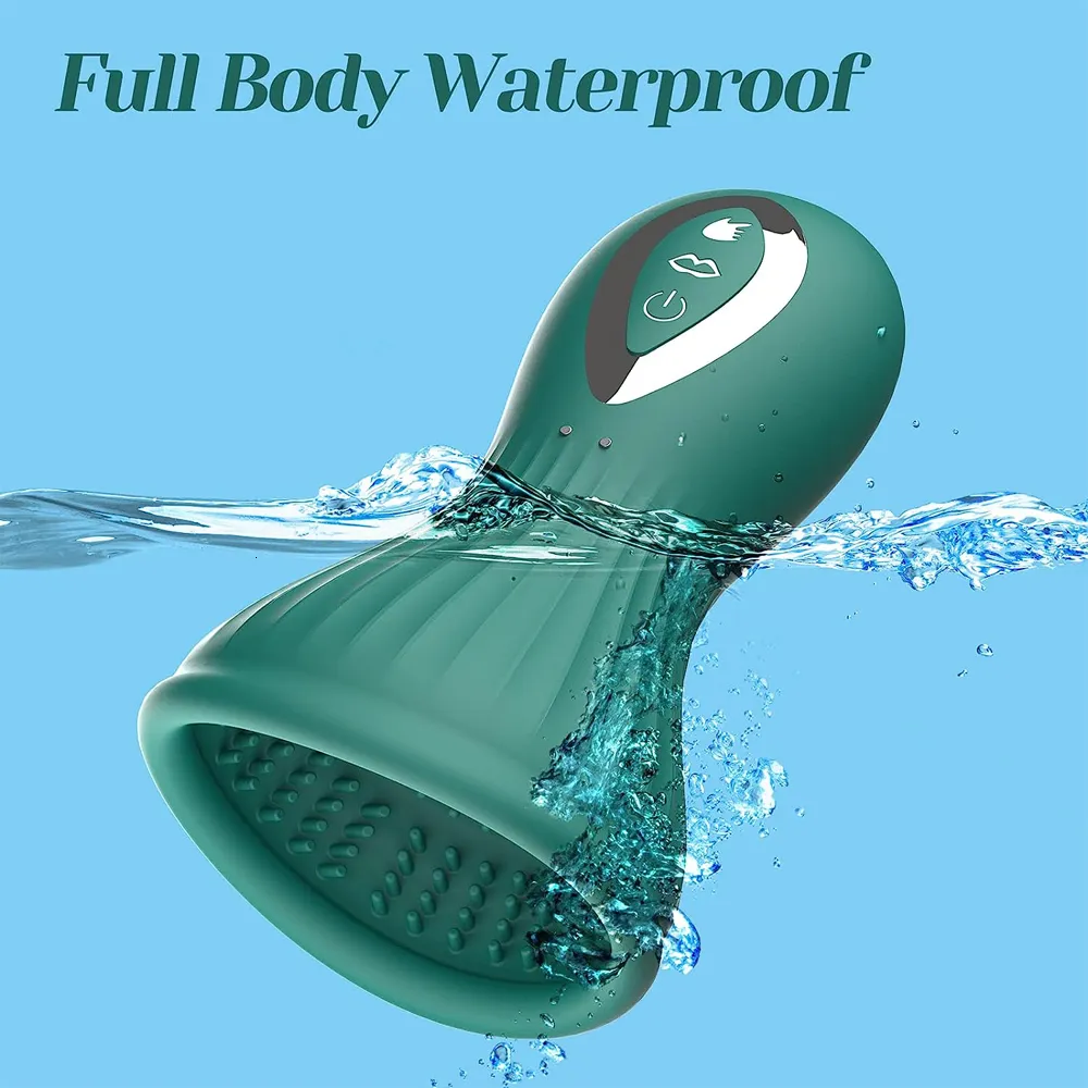 Giocattoli per adulti Giocattolo del sesso per capezzoli per donne Ventosa per clitoride con vibratore per aspirazione della lingua 7 modalità di vibrazione di suzione M_voghion.com
