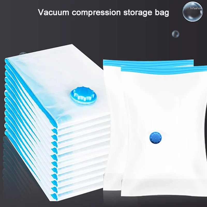 Vacuum Storage Bag 1 Bags 4 Different Sizes Reusable Vacuum Storage Cover  Vacuum Compression Bag For Mattress, Clothes, Quilts, Bedding, Pillows