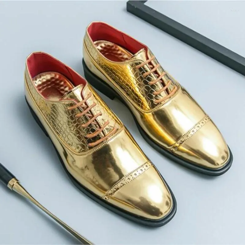 Bright gold best sale shoes