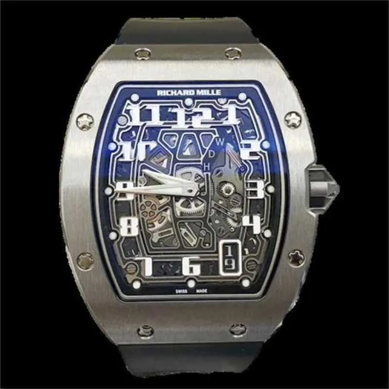 Richarmill Montre Mouvement Mécanique Montres Montres Automatiques RM RM 67-01 EXTRA PLAT Automatique Mécanique Titane Métal WN-T7IQ