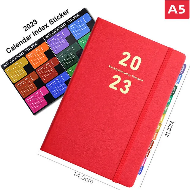 Planificateur Et Carnet De Calendrier De Bureau Anglais 2024, Avec Compte À  Rebours Et Planification De 365 Jours, Style Minimaliste, 1 Pièce, Mode en  ligne