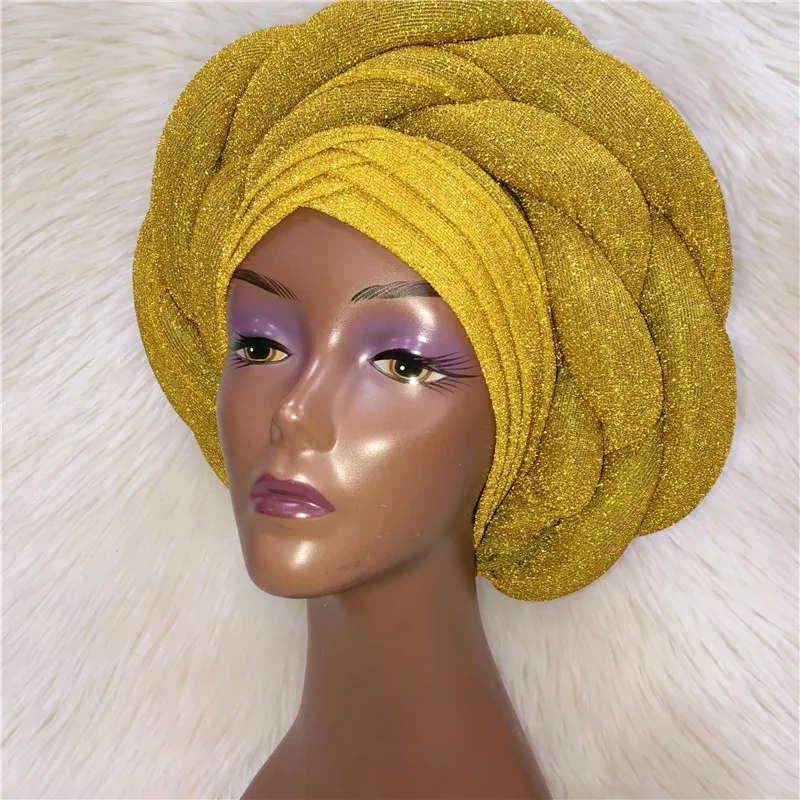 Party Hats Turban Cap Big Size Women Turban Cap For African Hats Nigerian Turban Gele selling auto gele 230926