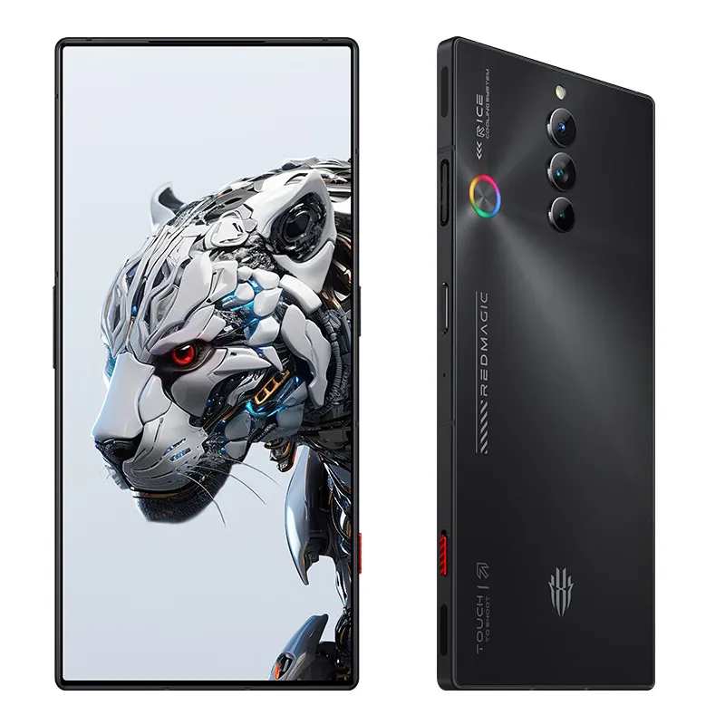 Original Nubia Red Magic 8s Pro + Gaming 5G Phone mobile Smart 16 Go RAM 256 Go 512 Go Rom Snapdragon 8 Gen2 50MP Android 6.8 "AMOLED Full Screen ID Facelphone Relophone